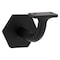 National Hardware National Hardware Powell Black Zinc Die Cast w/Steel Strap Handrail Bracket 3-5/32 in. L 150 lb N830-533 - alternate 1